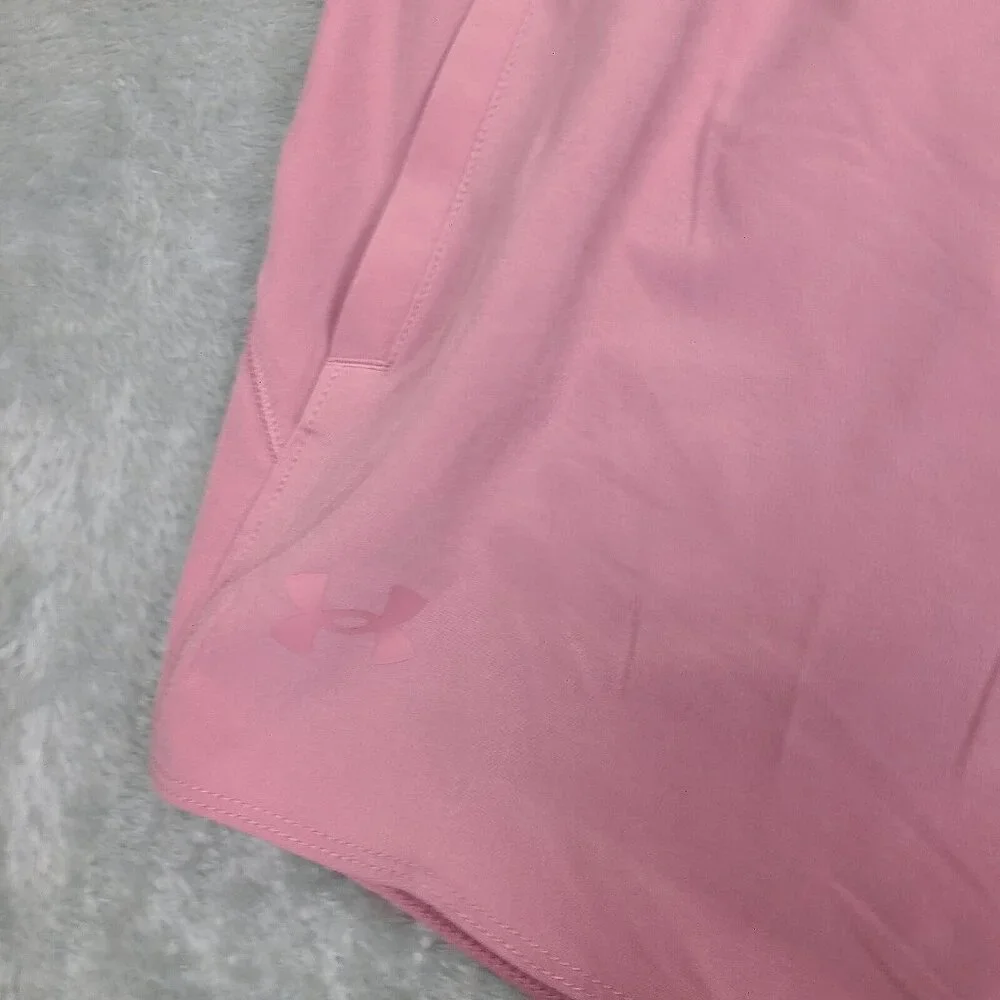 Women’s Under Armour Flex Woven 2 In 1 Shorts‎ 2XL Pink Workout Exercise